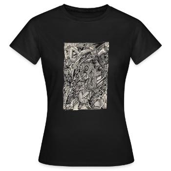 Jonah Complex - Women's T-Shirt - black - Front - AI Model Female 172 dark (172cm)