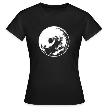 Where is the moon - Women's T-Shirt - black - Front - AI Model Female 172 dark (172cm)