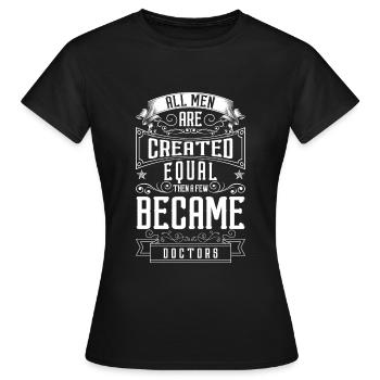 Mediziner Praxis Heilung - Frauen T-Shirt - Schwarz - Vorne - AI Model Female 172 dark (172cm)