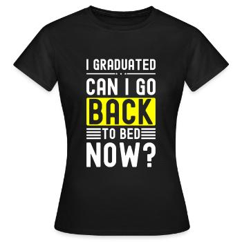 Universität Campus Schule Bachelor - Frauen T-Shirt - Schwarz - Vorne - AI Model Female 172 dark (172cm)