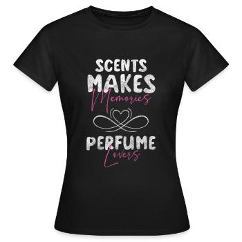 Note de parfum Parfum Parfum Spray - T-shirt Femme - noir - Devant - AI Model Female 172 dark (172cm)