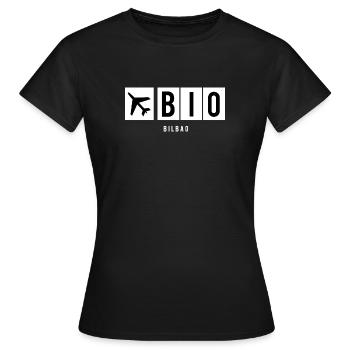 BILBAO AIRPORT - Women's T-Shirt - black - Front - AI Model Female 172 dark (172cm)