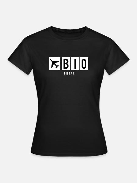 BILBAO AIRPORT - T-shirt Femme - noir