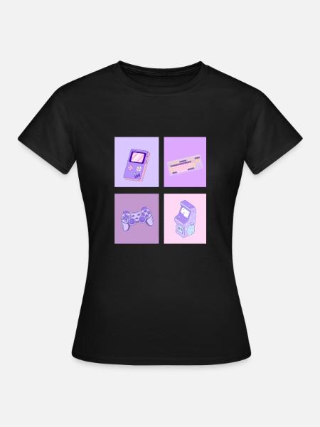 Gaming Collage - Frauen T-Shirt - Schwarz