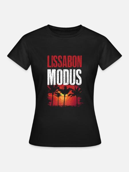 Lissabon Modus - Frauen T-Shirt - Schwarz