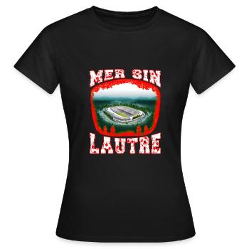 Lautre Lautern Kaiserslautern Pfalz Pfälzisch Fan - Women's T-Shirt - black - Front - AI Model Female 172 dark (172cm)