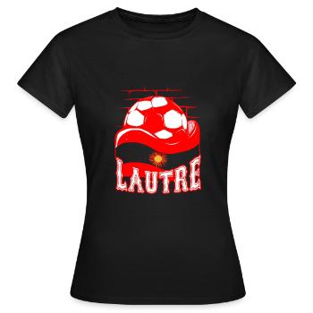 Lautre Lautern Kaiserslautern Pfalz Pfälzisch Fan - Women's T-Shirt - black - Front - AI Model Female 172 dark (172cm)
