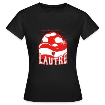 Lautre Lautern Kaiserslautern Pfalz Pfälzisch Fan - Women's T-Shirt - black - Front - AI Model Female 172 dark (172cm)