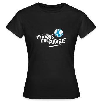 Fridays for Future - Frauen T-Shirt - Schwarz - Vorne - AI Model Female 172 dark (172cm)