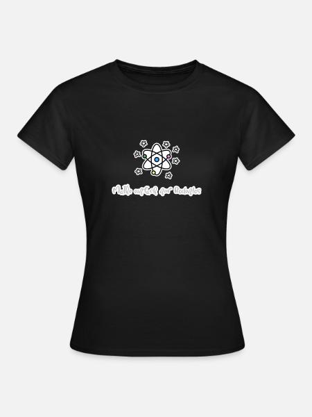 Mathe einfach bodenlos! - Frauen T-Shirt - Schwarz