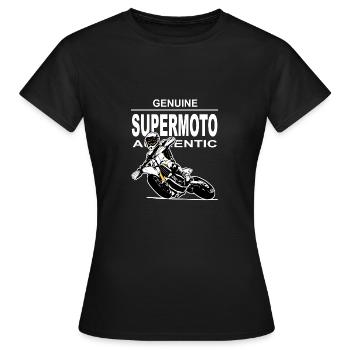 Supermoto - Frauen T-Shirt - Schwarz - Vorne - AI Model Female 172 dark (172cm)