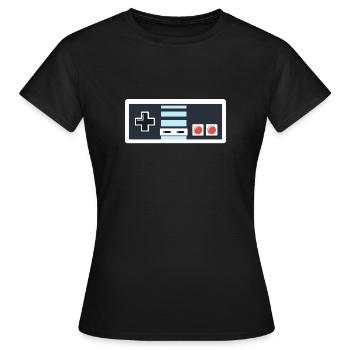 Video Game Controller - Frauen T-Shirt - Schwarz - Vorne - AI Model Female 172 dark (172cm)