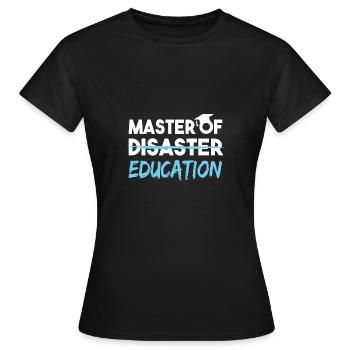 Master of Education Lehramt Étudiants - T-shirt Femme - noir - Devant - AI Model Female 172 dark (172cm)