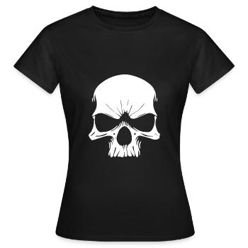 Crâne Crâne Crâne Crâne - T-shirt Femme - noir - Devant - AI Model Female 172 dark (172cm)