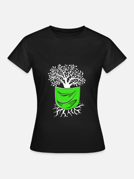 Stammbaum Genealogie - Frauen T-Shirt - Schwarz