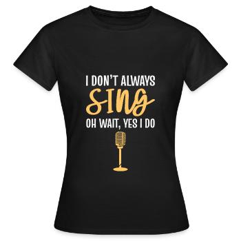 Theater Schauspiel Schauspieler Schauspielerin - Frauen T-Shirt - Schwarz - Vorne - AI Model Female 172 dark (172cm)