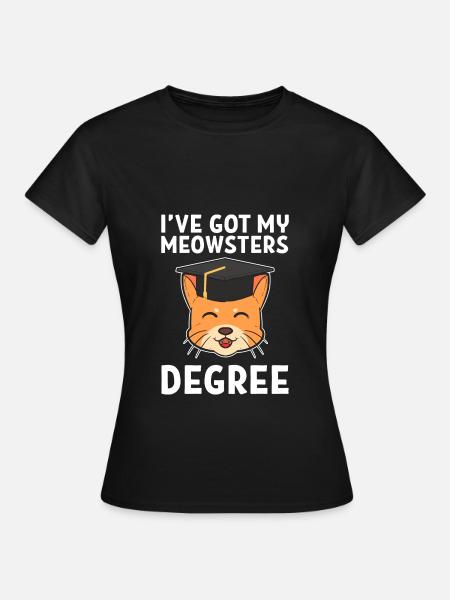 Master Studium Abschlussfeier - Frauen T-Shirt - Schwarz