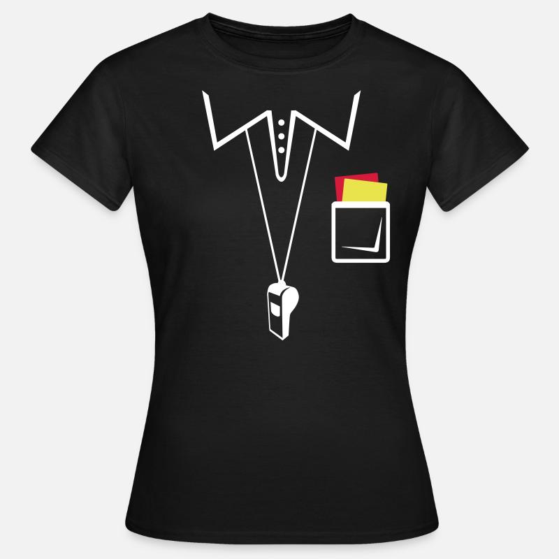 Soccer referee jersey - Women's T-Shirt - black