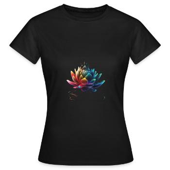 BEAU NENUPHAR - T-shirt Femme - noir - Devant - AI Model Female 172 dark (172cm)