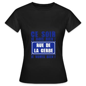 addieren Alter im Alter von Holz Kranz Straße - Frauen T-Shirt - Schwarz - Vorne - AI Model Female 172 dark (172cm)