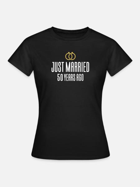 50 ans de mariage - T-shirt Femme - noir