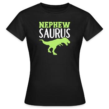 Neffe - Frauen T-Shirt - Schwarz - Vorne - AI Model Female 172 dark (172cm)