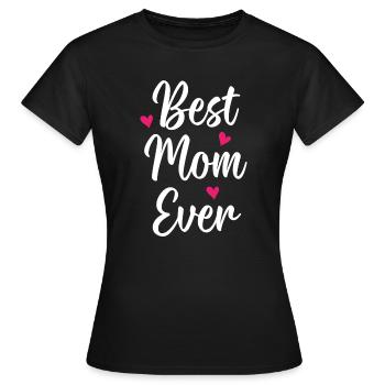 Beste Mutter aller Zeiten - Frauen T-Shirt - Schwarz - Vorne - AI Model Female 172 dark (172cm)