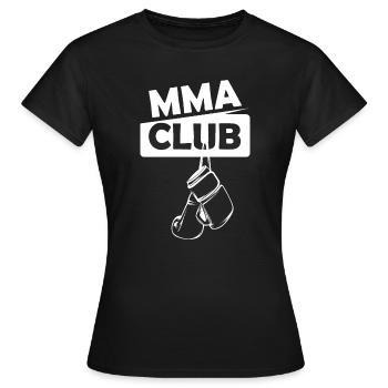Icône du logo du logo du club d’arts martiaux du club de club de club - T-shirt Femme - noir - Devant - AI Model Female 172 dark (172cm)