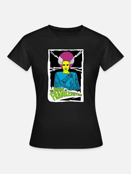 Braut von Franky Retro Poster Design - Frauen T-Shirt - Schwarz