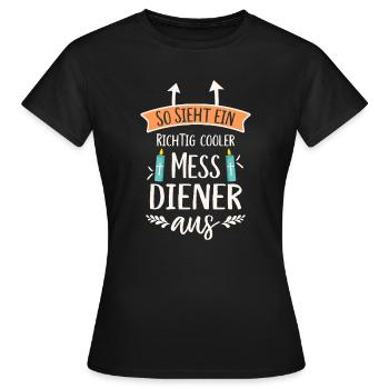 Enfant d’autel : Voilà à quoi ressemble un enfant d’autel cool - T-shirt Femme - noir - Devant - AI Model Female 172 dark (172cm)