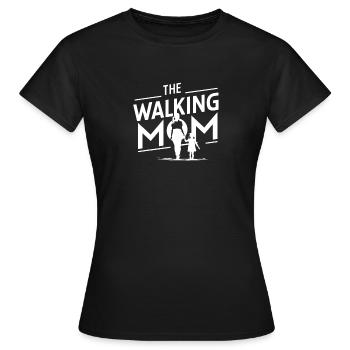 Single mom - Women's T-Shirt - black - Front - AI Model Female 172 dark (172cm)