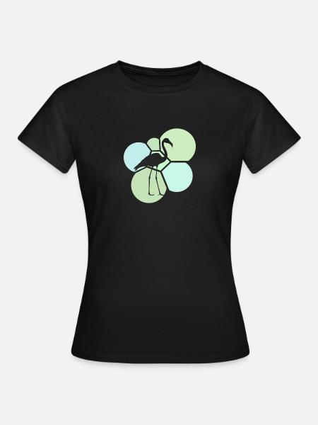 Flamenco Wasservogel Flamenco - Frauen T-Shirt - Schwarz