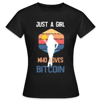 Hodl Bitcoin Crypto Crypto Currencies - Women's T-Shirt - black - Front - AI Model Female 172 dark (172cm)