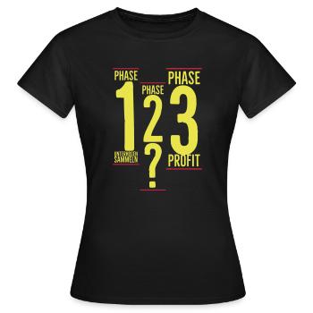 Unterhosenwichtel - Frauen T-Shirt - Schwarz - Vorne - AI Model Female 172 dark (172cm)