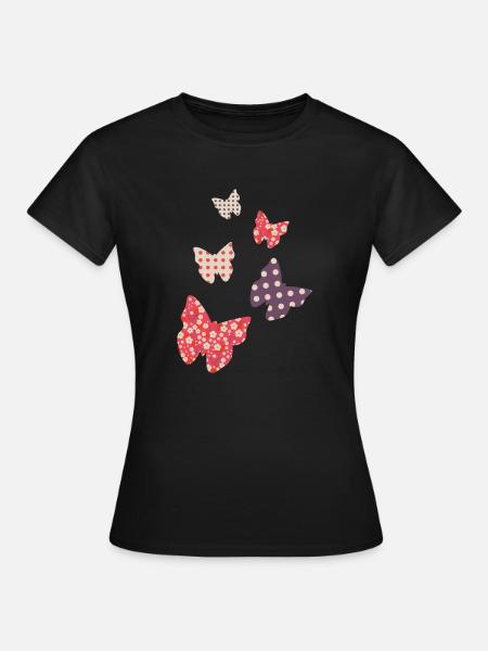 butterflies - Women's T-Shirt - black