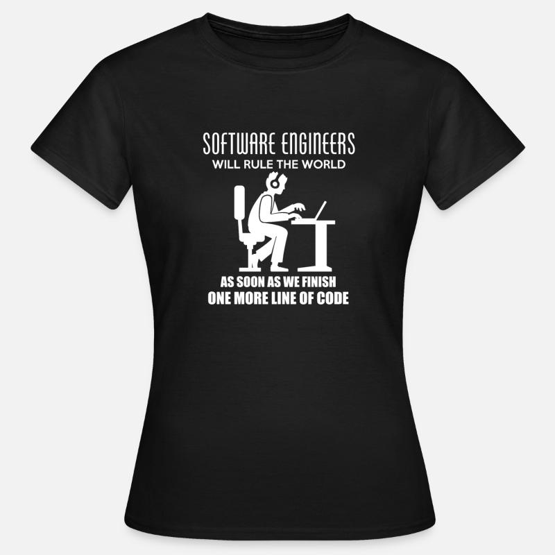Software Engineers - Women's T-Shirt - black