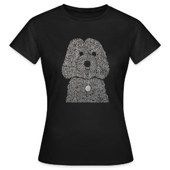 Cockapoo - Frauen T-Shirt - Schwarz - Vorne - AI Model Female 172 dark (172cm)