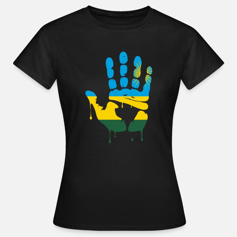 Give me five Rwanda - Women's T-Shirt - black