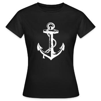 US Navy Sailor Shirt - Frauen T-Shirt - Schwarz - Vorne - AI Model Female 172 dark (172cm)