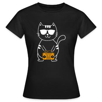 Breakdance Breakdancer Breakdancing - Women's T-Shirt - black - Front - AI Model Female 172 dark (172cm)