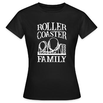 Famille Scooter Coaster - T-shirt Femme - noir - Devant - AI Model Female 172 dark (172cm)
