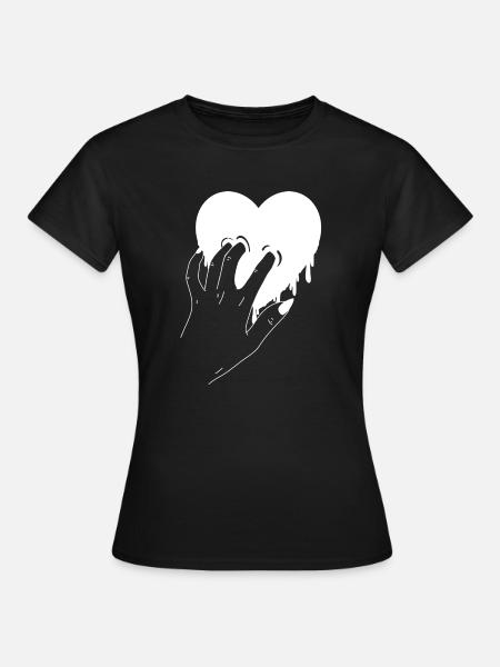 Crève-cœur - T-shirt Femme - noir