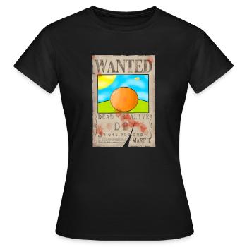wanted ball - T-shirt Femme - noir - Devant - AI Model Female 172 dark (172cm)