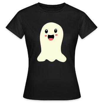 geist - Frauen T-Shirt - Schwarz - Vorne - AI Model Female 172 dark (172cm)