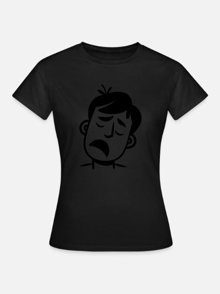Ermüdung - Frauen T-Shirt - Schwarz