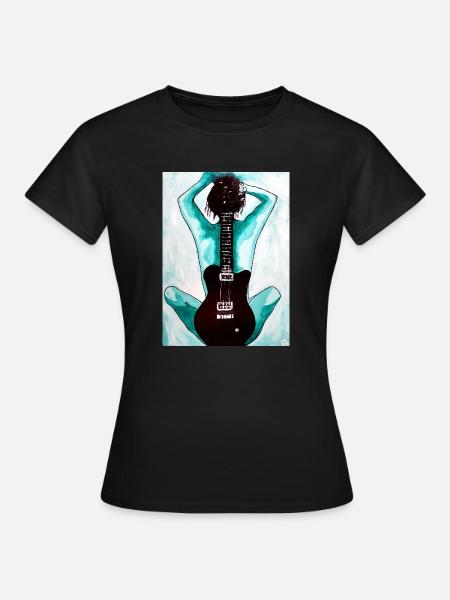 Rock n Roll - Frauen T-Shirt - Schwarz