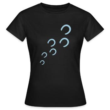 hufeisen - Frauen T-Shirt - Schwarz - Vorne - AI Model Female 172 dark (172cm)