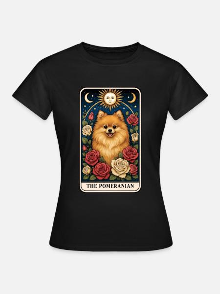 Zwergspitz - Frauen T-Shirt - Schwarz