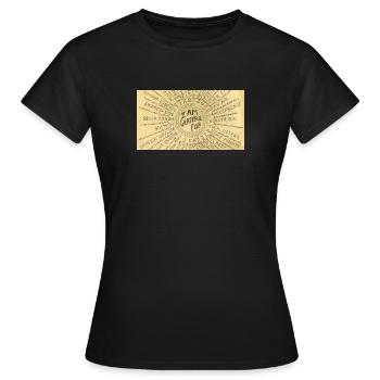 Dankbarkeit - Frauen T-Shirt - Schwarz - Vorne - AI Model Female 172 dark (172cm)