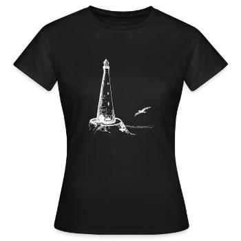 Lighthouse - Women's T-Shirt - black - Front - AI Model Female 172 dark (172cm)